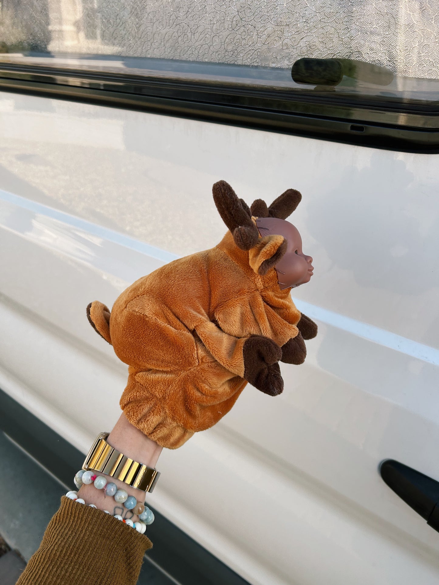 Moose Baby Hand Puppet