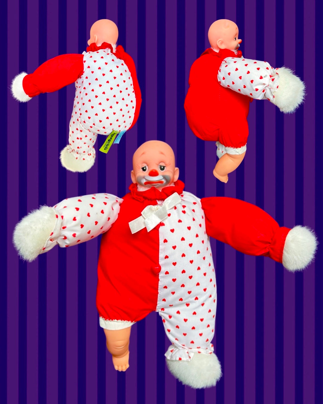 1987 Clown Teddy Baby
