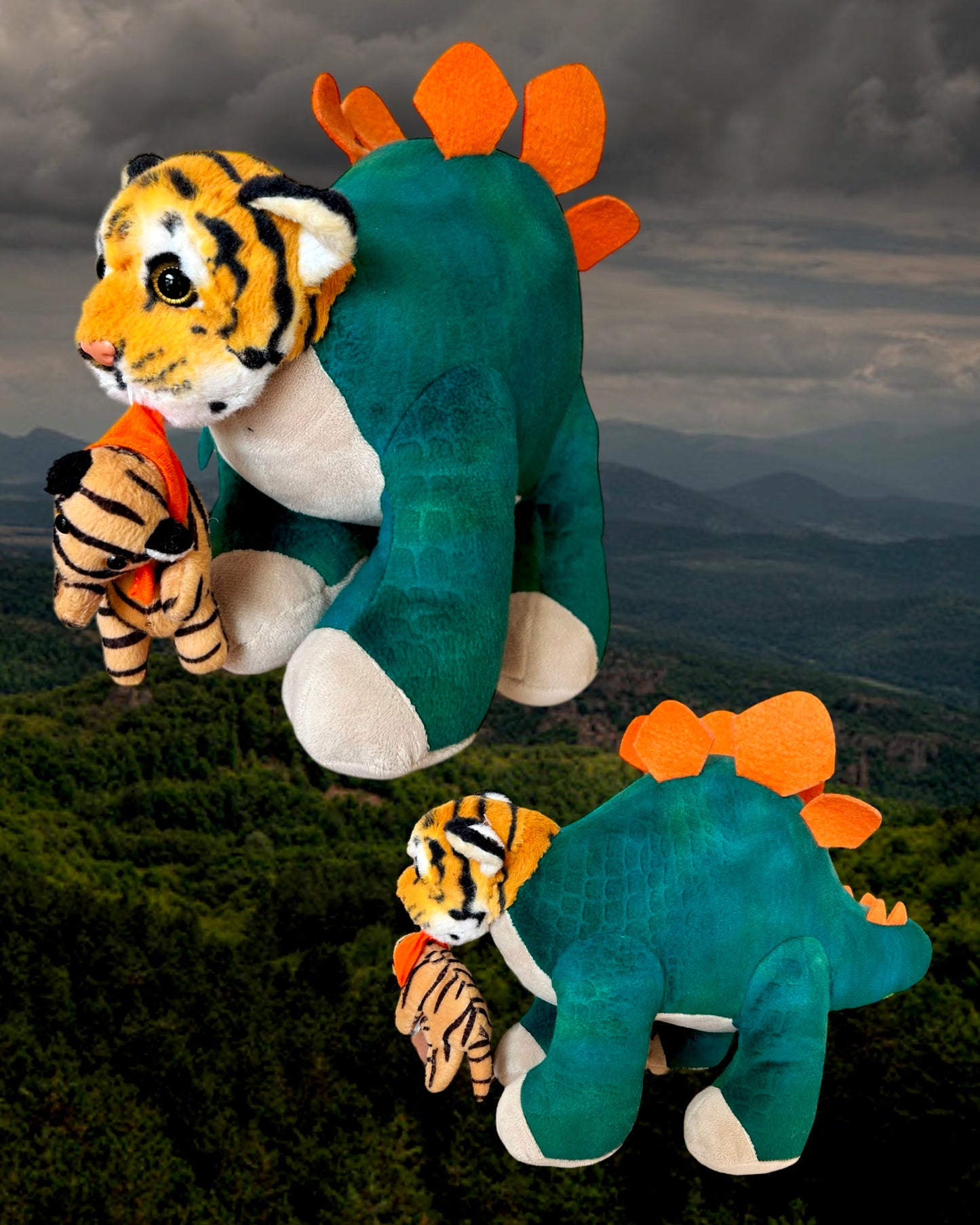 Tiger Dino (with little baby cub!)