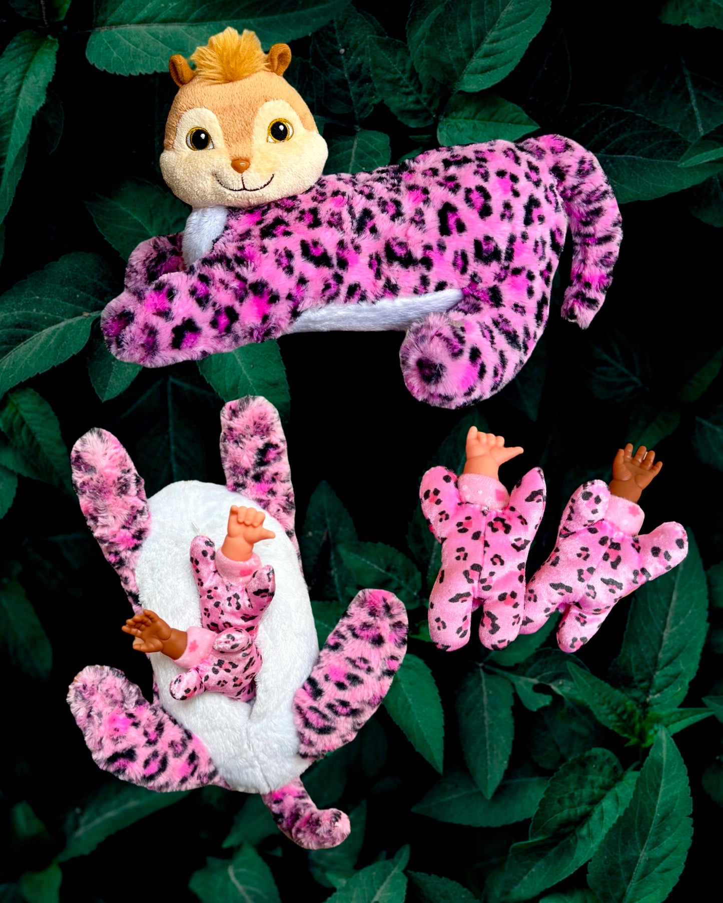 Alvin and The Chipmunks Leopard (BABIES IN BELLY!)