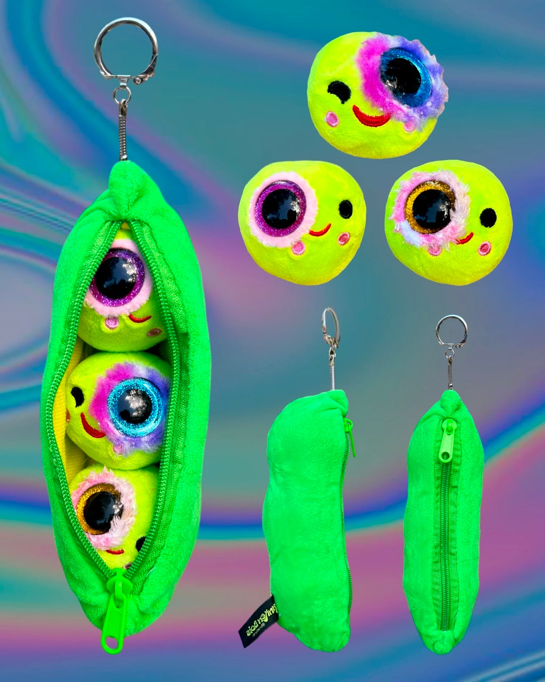 Peapod Eyeballs (KEYCHAIN!!)