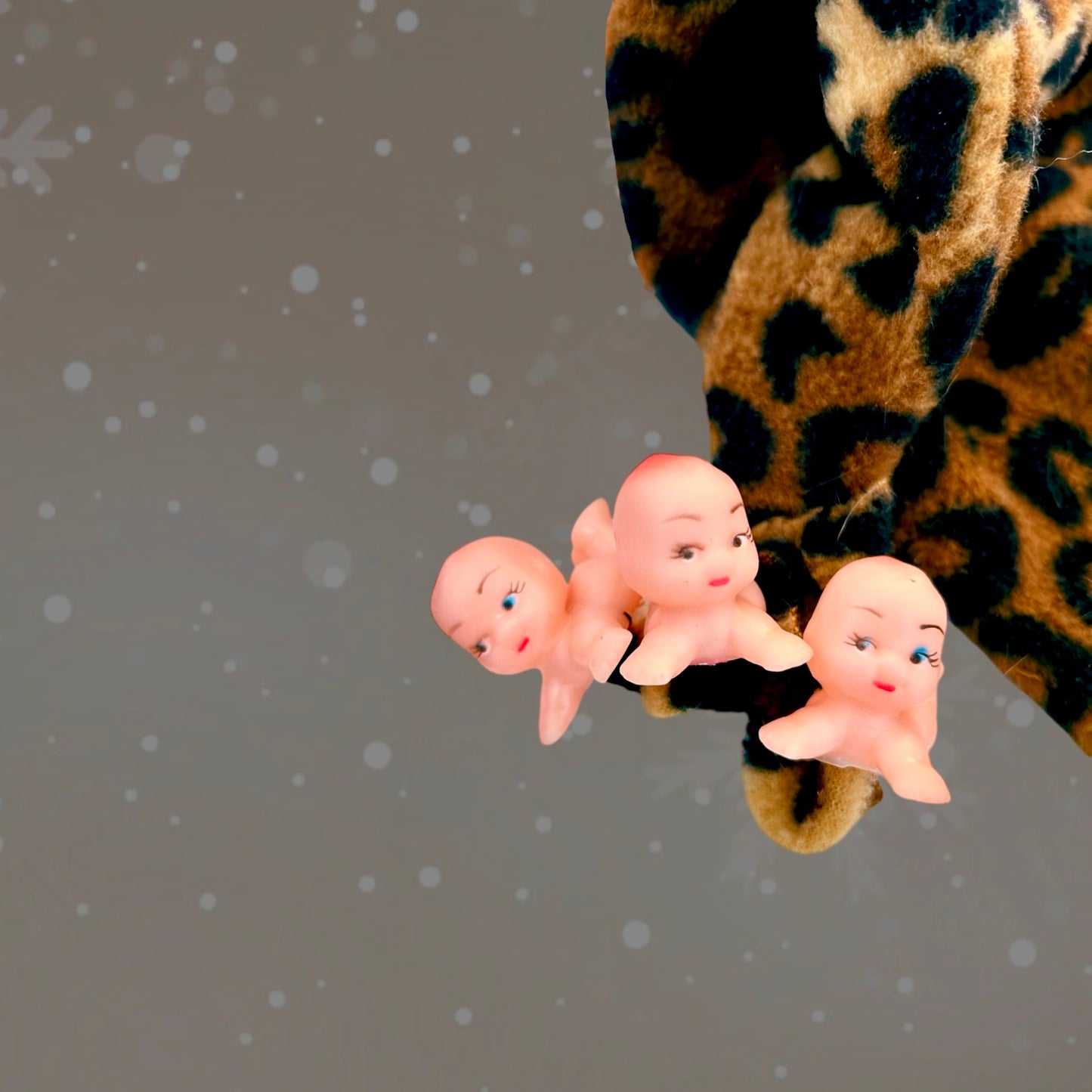 Leopard Baby Sleep Cap
