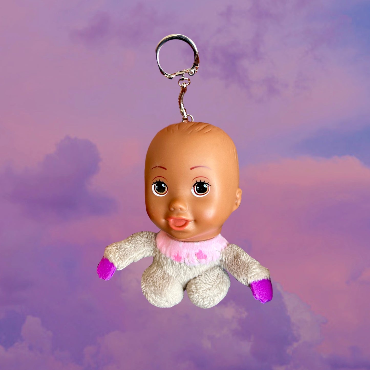 Baby Head Sloth Keychain