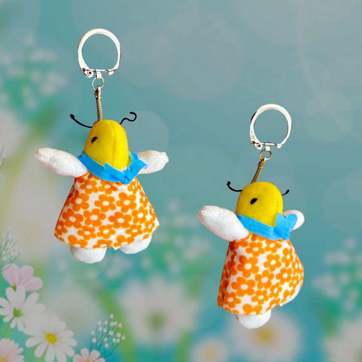 Wormy Hello Kitty Keychain