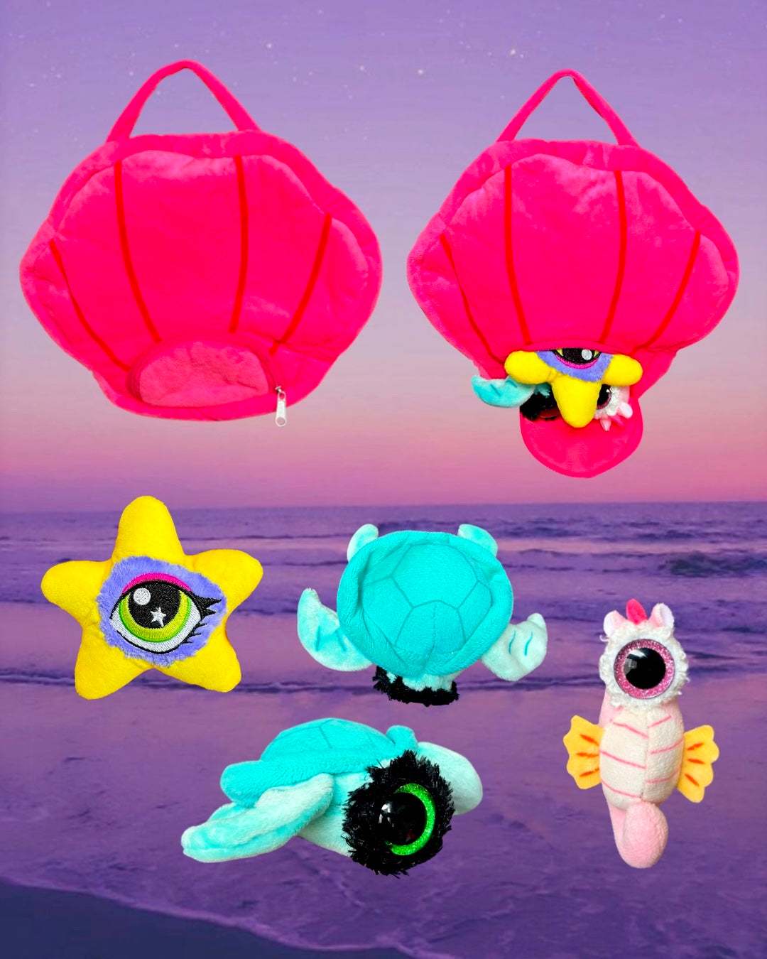 Shell Bag (W/ 3 MINI CYCLOPS BOIS)