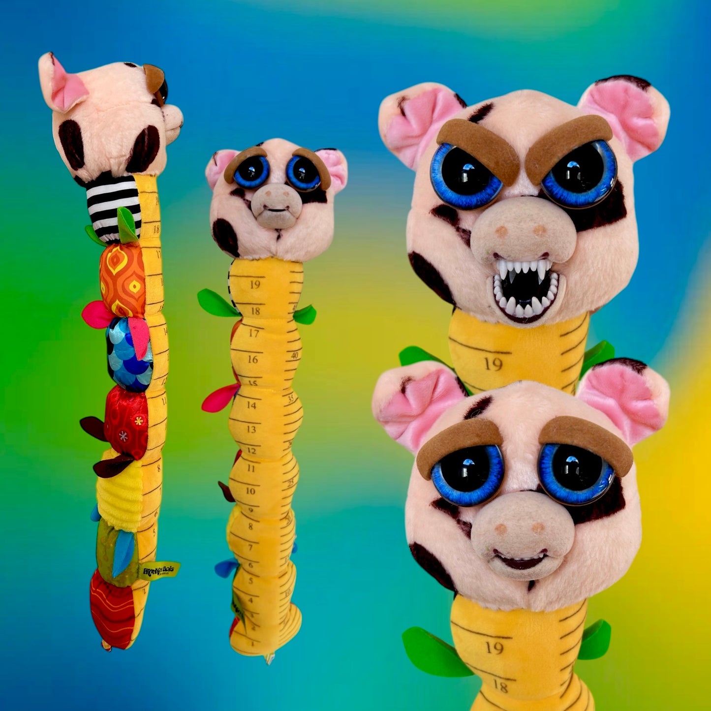 Piggy Worm (CHANGES EXPRESSIONS & RATTLES)