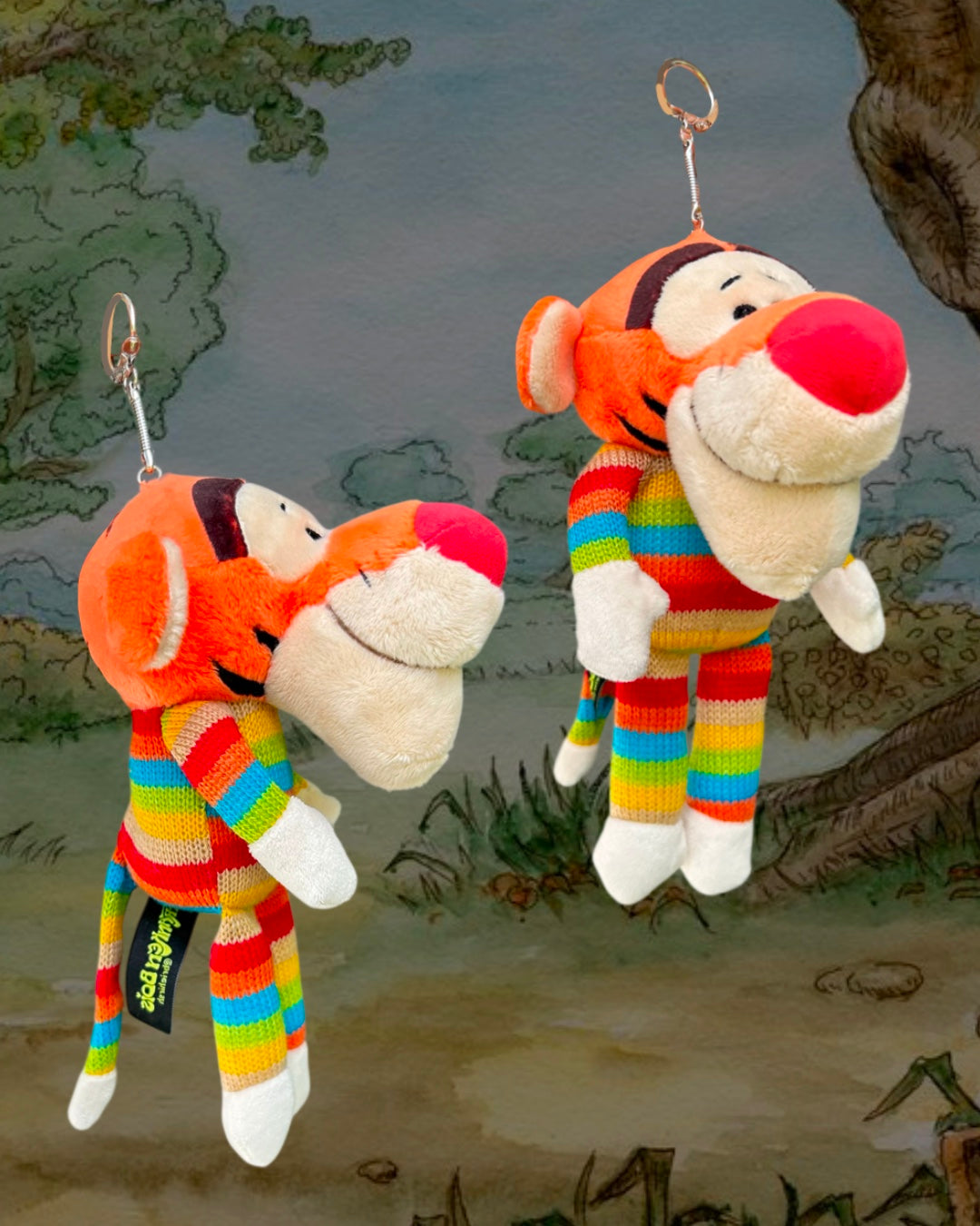 Tigger Sock Monkey (KEYCHAIN!!)