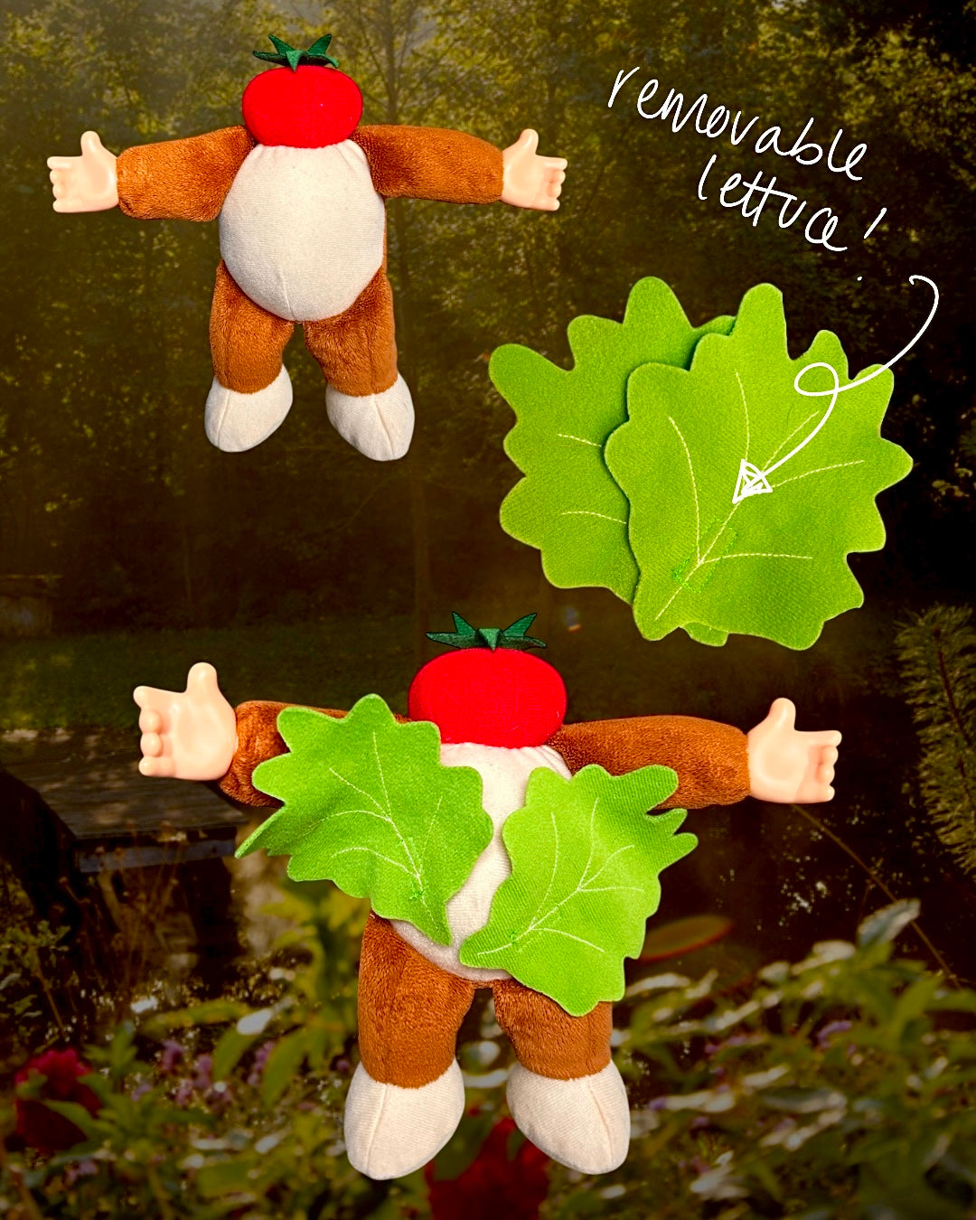 Lettuce & Tomato Cabbie (REMOVABLE LETTUCE)