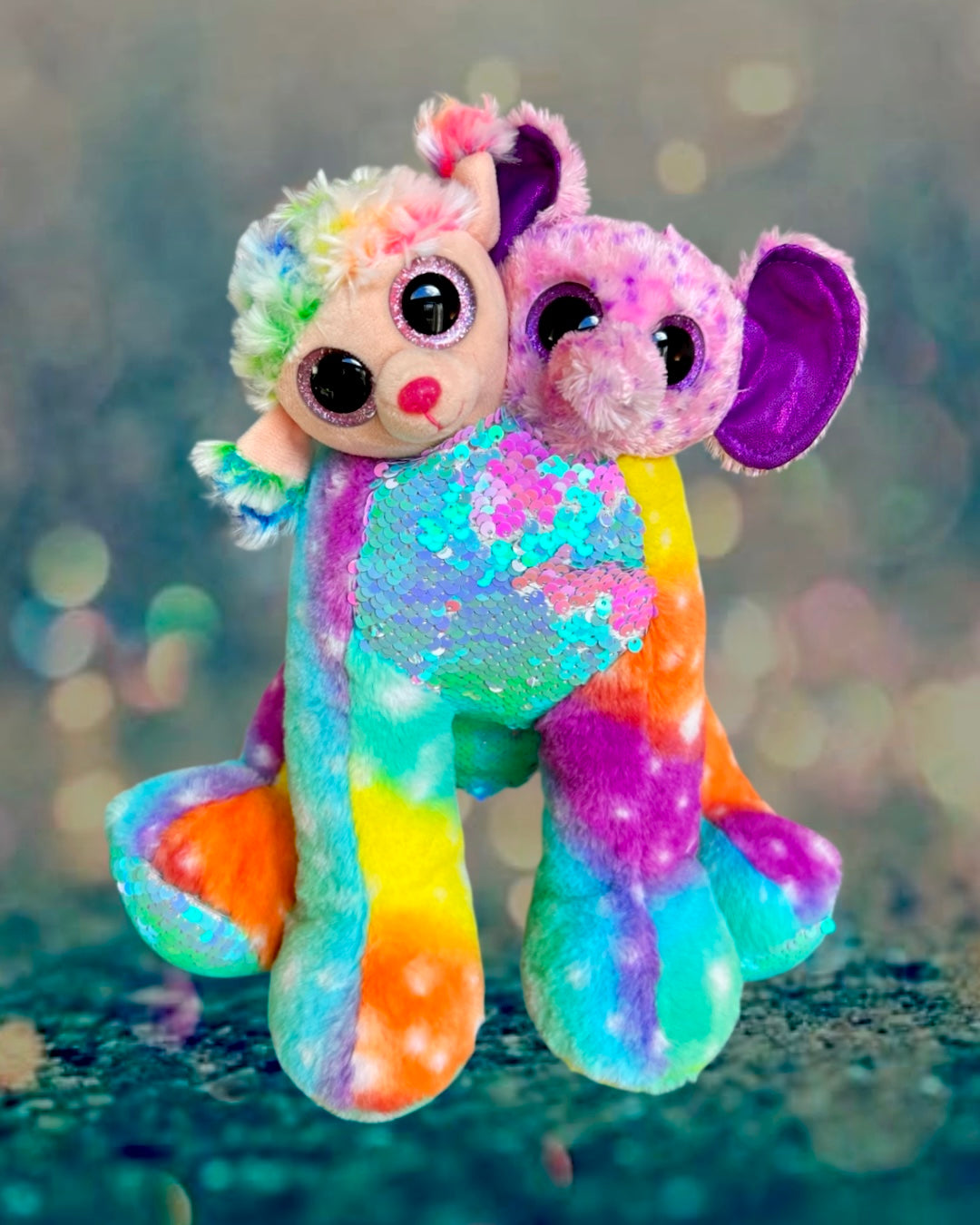 Poodle Elephant Twins