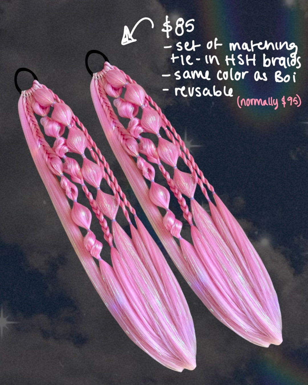 Half Sweet Tie-In Braids (SAME COLOR AS BOI)