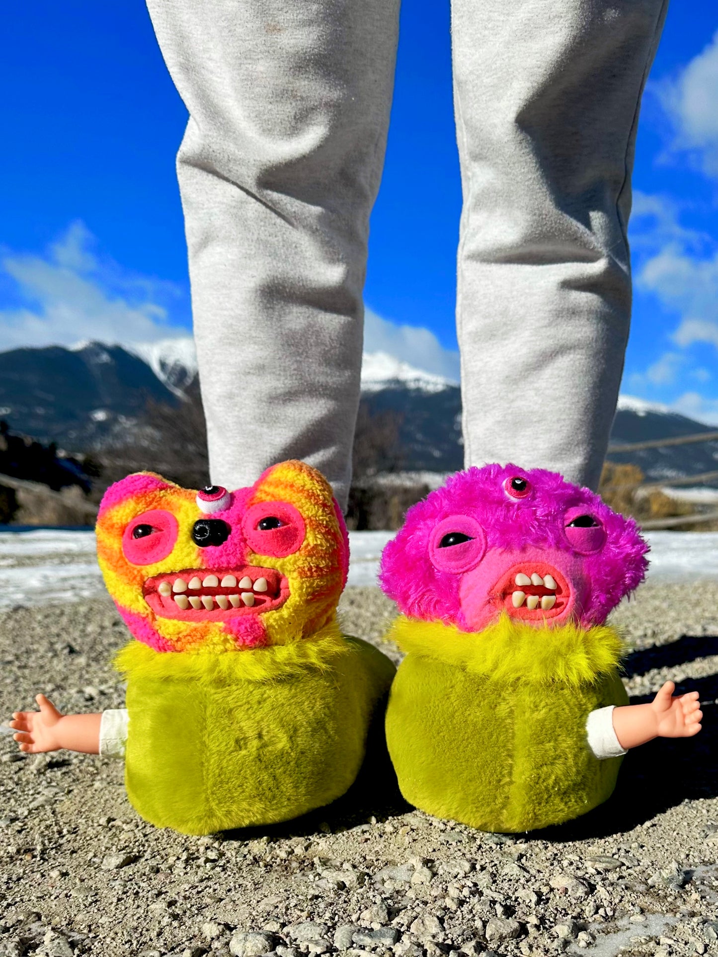 3rd Eye Fuggler Slippers (NEW SLIPPERS NOT THRIFTED)