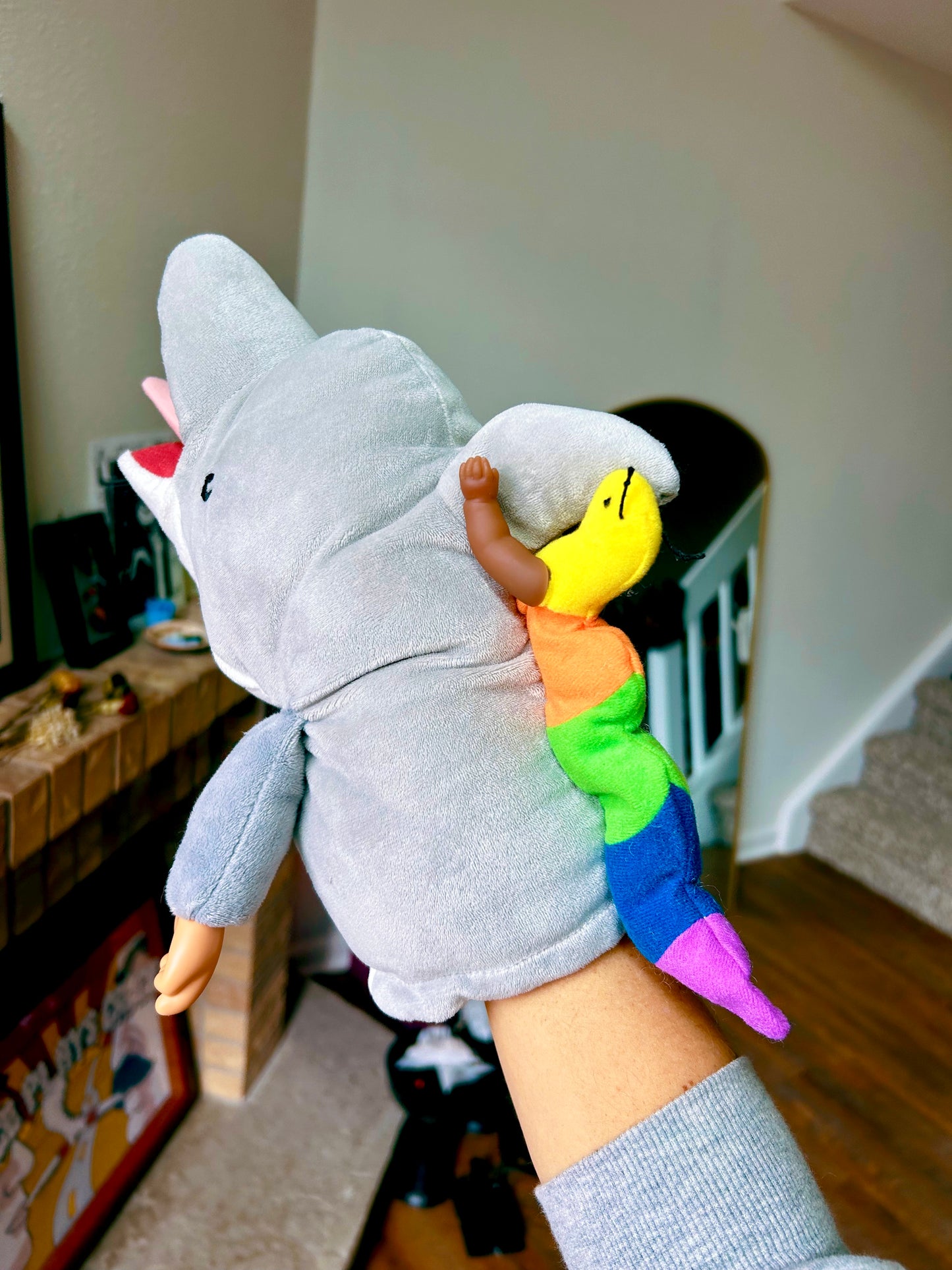 FF Worm Cowboy Dolphin PUPPET