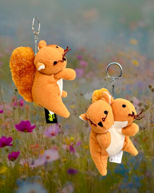 Squirrel Twins KEYCHAIN