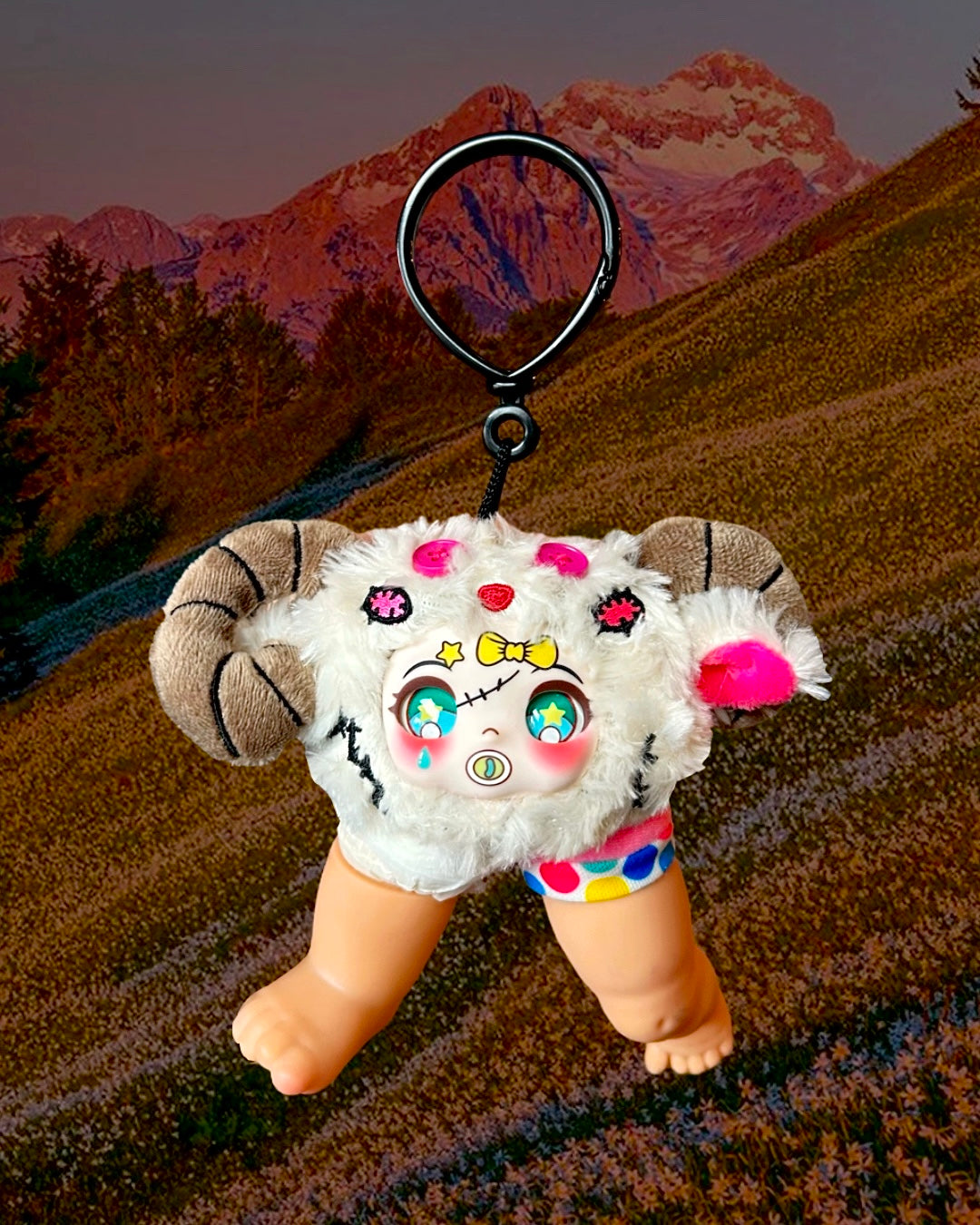 Baby Goat Keychain