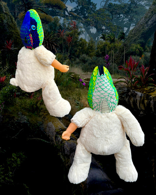 Snake Teddy (w/ baby arm)