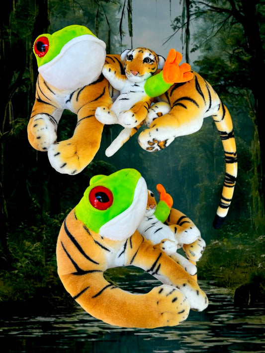 Tiger Frog w/ Baby