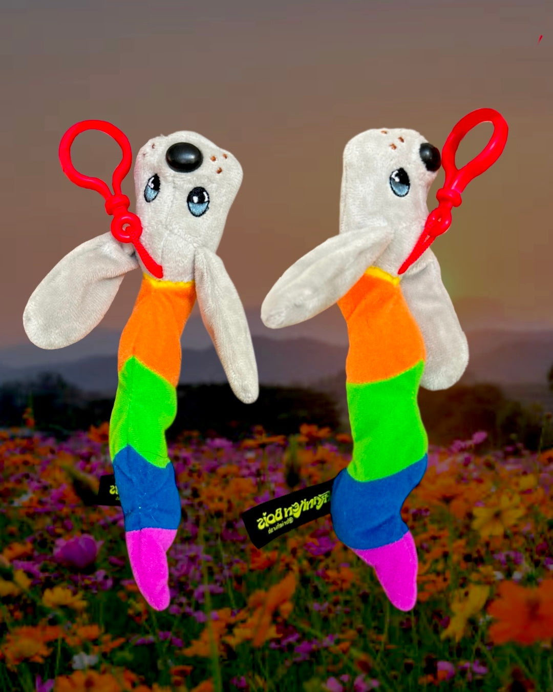 Puppy Wormy KEYCHAIN