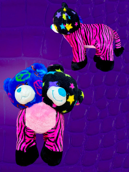 Zebra Teddy Diva Twins