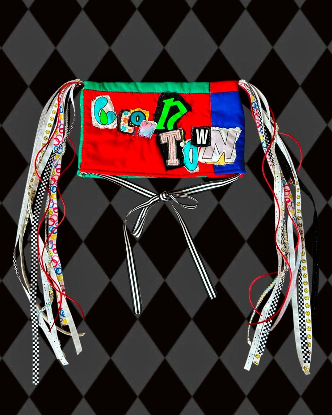 Clown Town Ribbon Hat (22" circ x 7" tall)