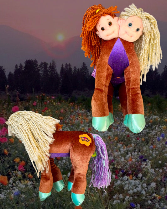 Beanie Bopper/Groovy Girl Horse Twins