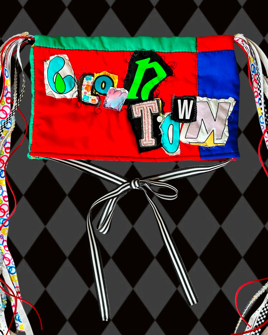 Clown Town Ribbon Hat (22" circ x 7" tall)