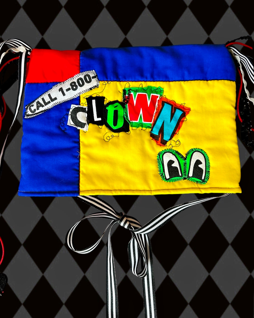 1-800 Clown Ribbon Hat (22" circ x 8" tall)