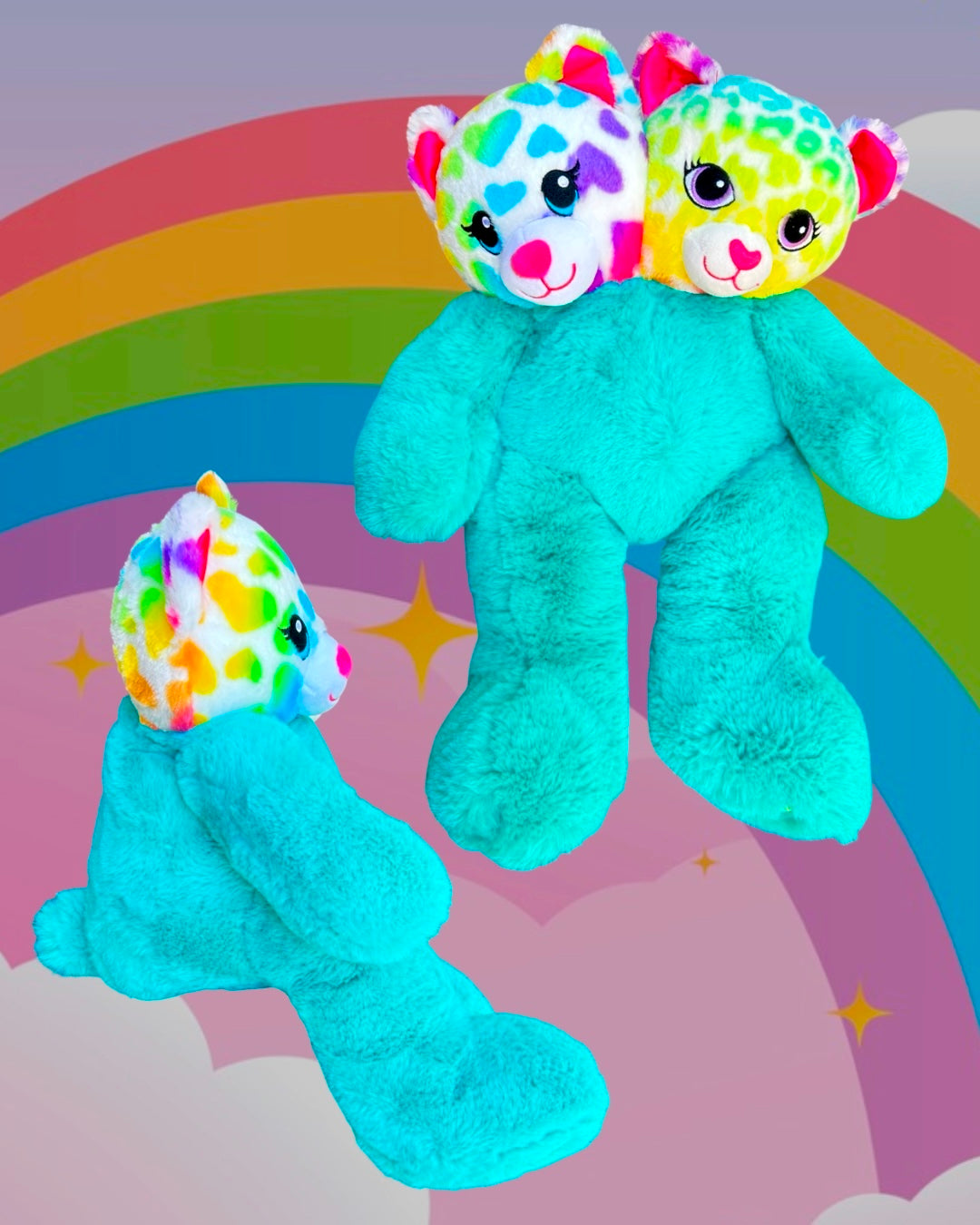 Teal Teddy Twins