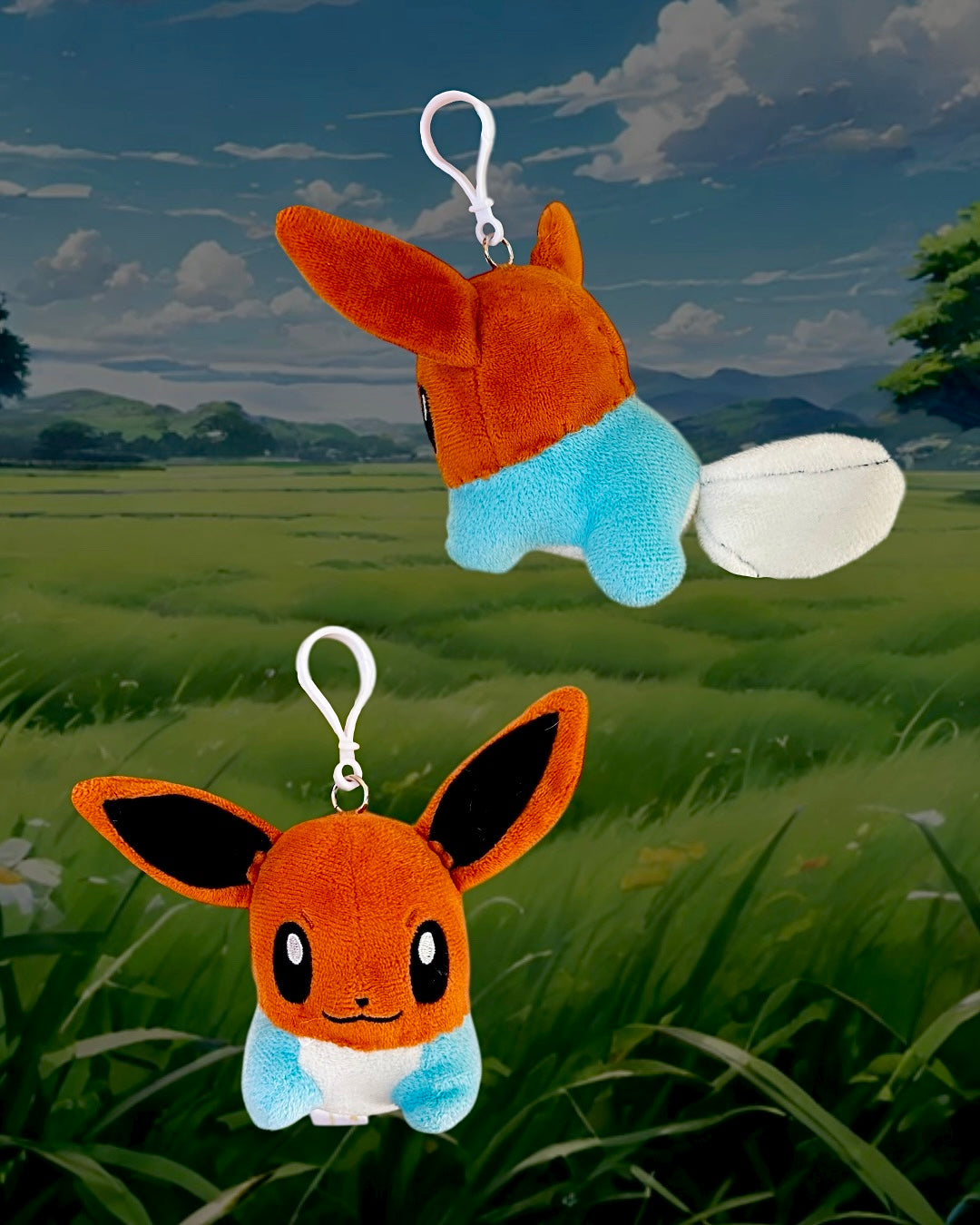 Eevee Mudkip Keychain (TINY)