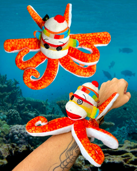 Sock Monkey Octo (SLAP BRACELET)