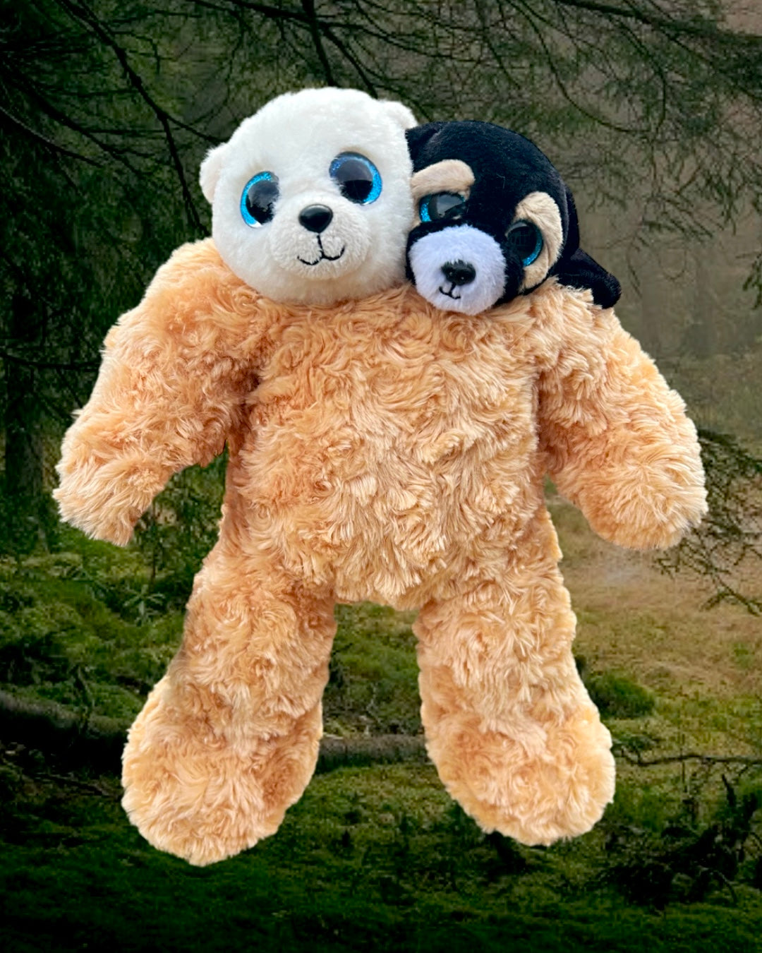 Polar Bear Puppy Twins