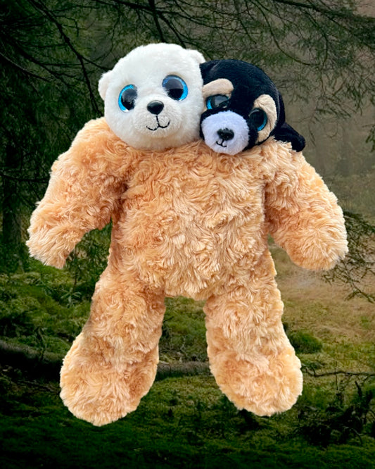 Polar Bear Puppy Twins