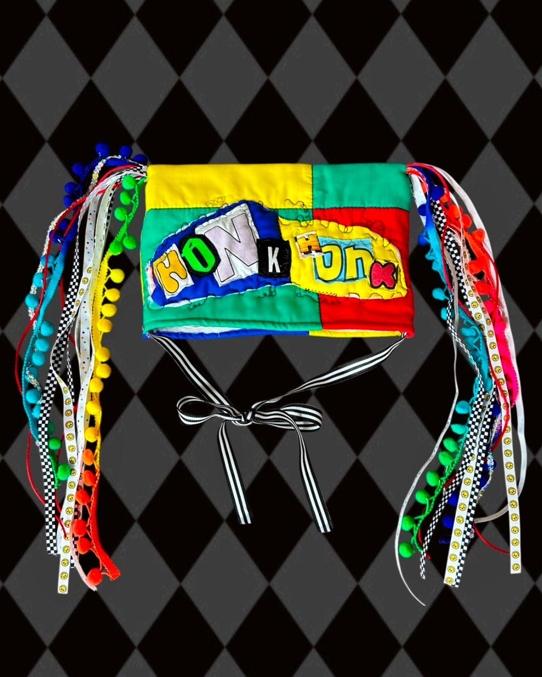 Honk Honk Ribbon Hat (22" circ x 7" tall)